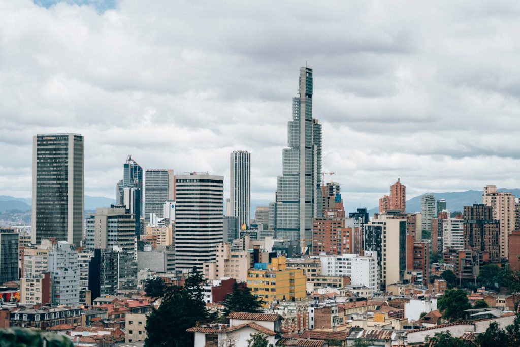 Photo of a city skyline